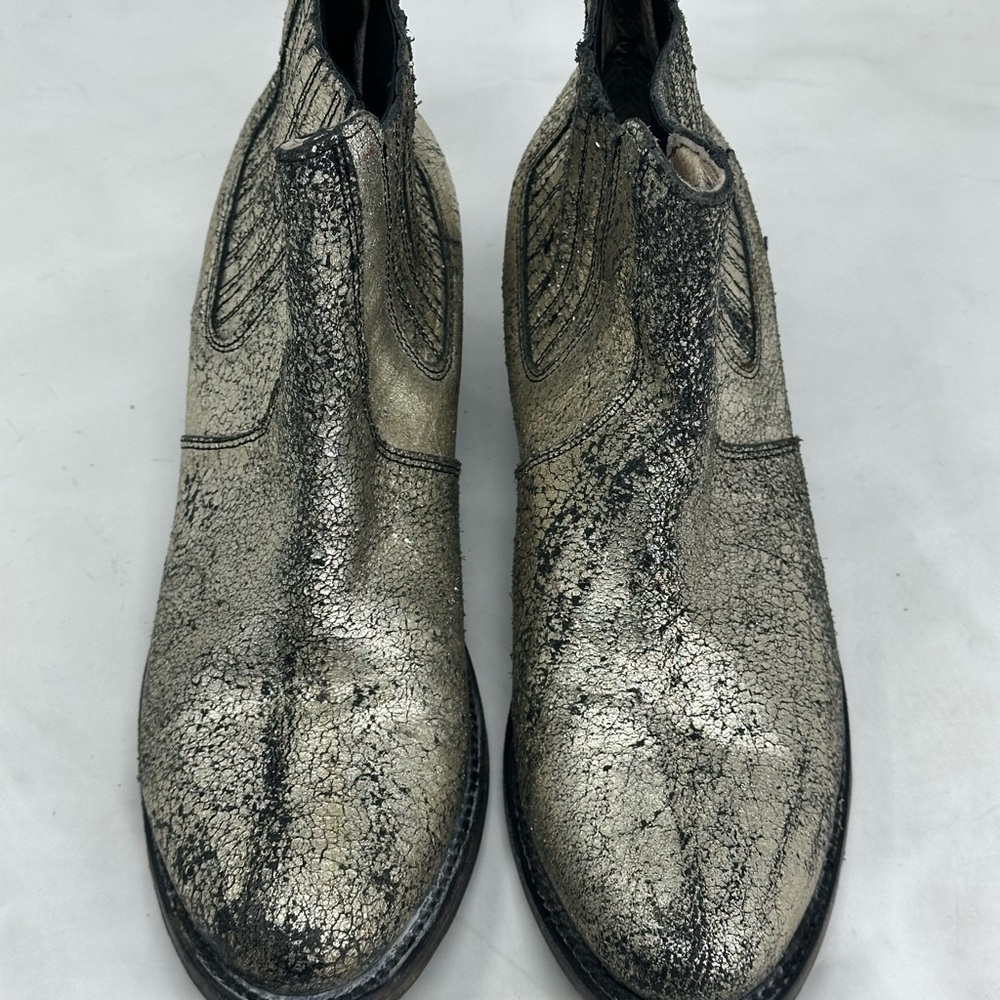 Freebird by Steven Madden Salamanca Distressed Leather Boots 9 - Picture 3 of 11